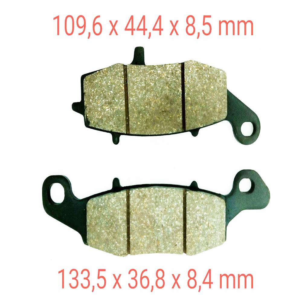 Ön Fren Disk Balata Fa229 Cf Moto 650 Nk(2012-2015) Sol - Kawasaki Z 750 S - Er-6F Er-6N Sol