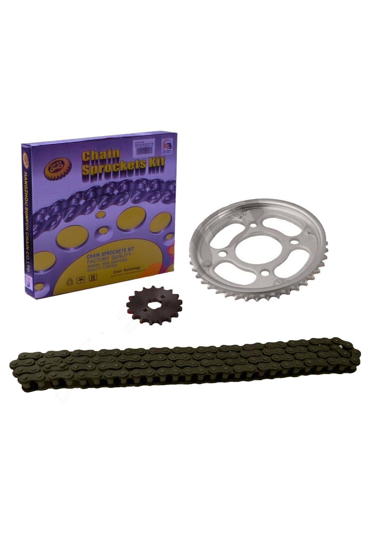 Honda Cbf 150 Ön-Arka Dişli Zincir Set Sfr 428H 126L 15-42T