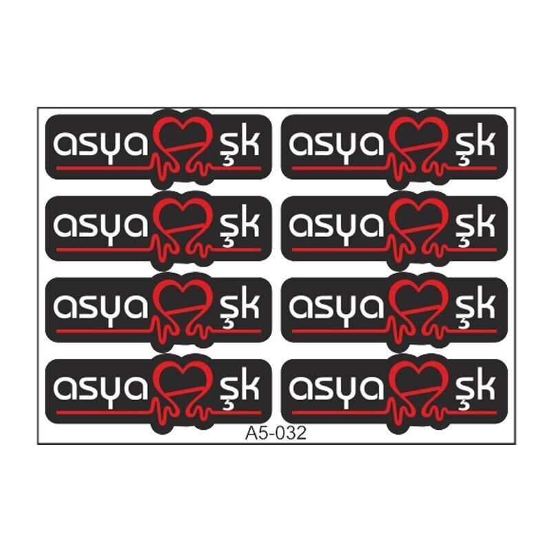 A5 Sticker 044 Tek Paket Çoklu