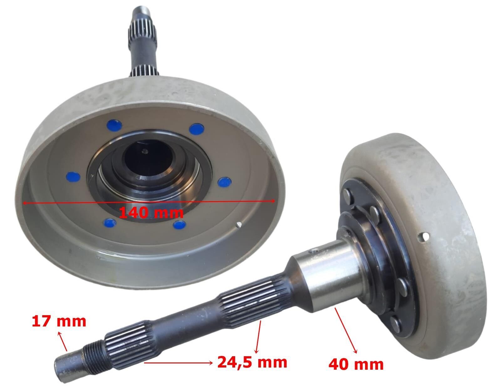 Cf Moto Atv Cf500 Kavrama Tası Yağda Çalışan