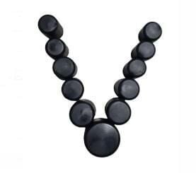 Vida/Somun Kapağı/Tapası Siyah (80 Parça) Aym