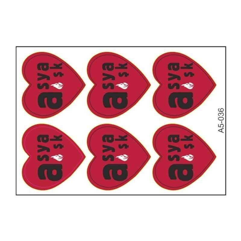 A5 Sticker 048 Tek Paket Çoklu