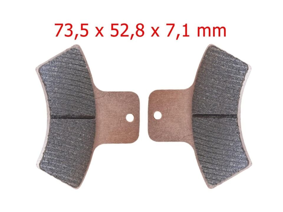 Atv Arka Fren Disk Balatası Fa270 Sinterli Linhai-Polaris