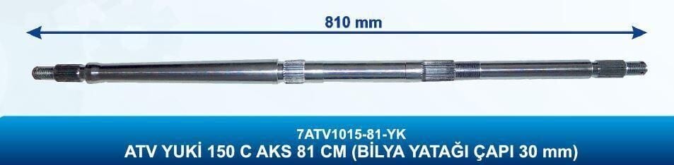 Yuki Aks Atv 150 30Mm-81Cm-15.5Cm 23 Freze