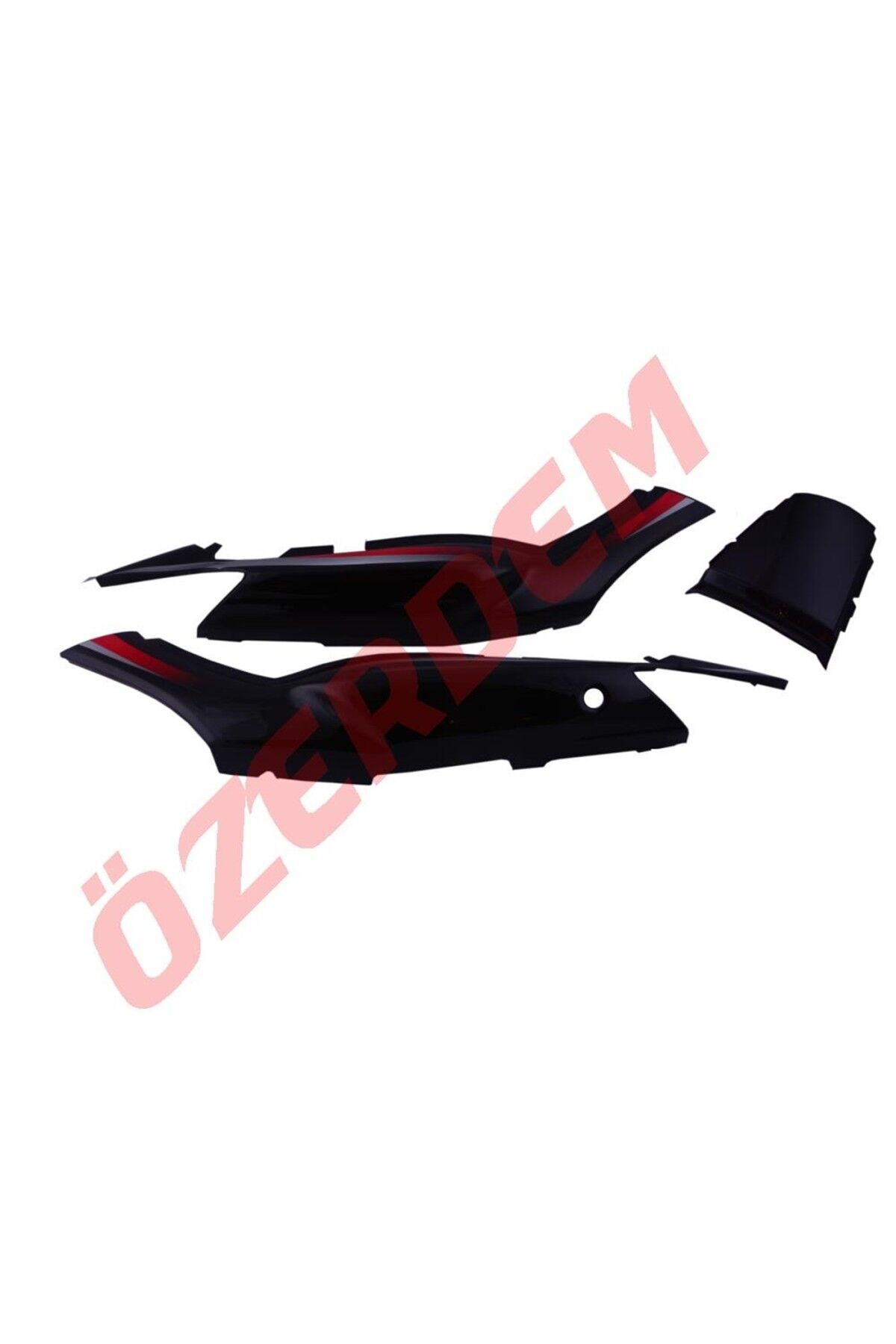 Honda Cbf Arka Granaj Siyah Ym (3 Parça)