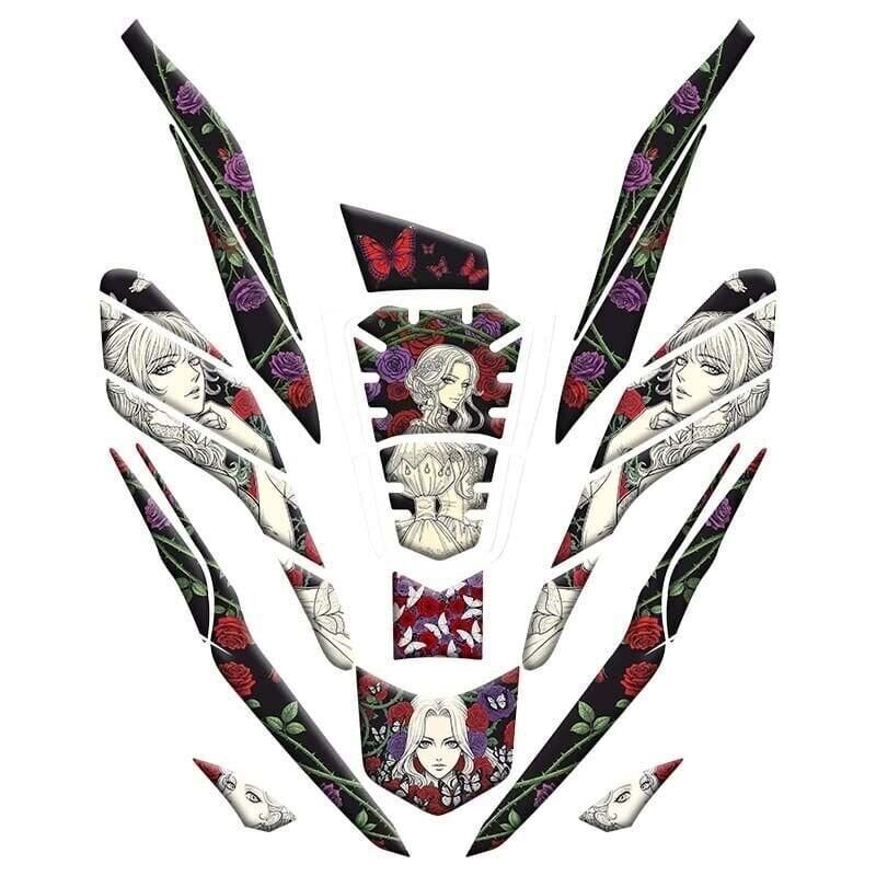 Honda Pcx 2021 - 2024 Uyumlu Tank Pad Set 013