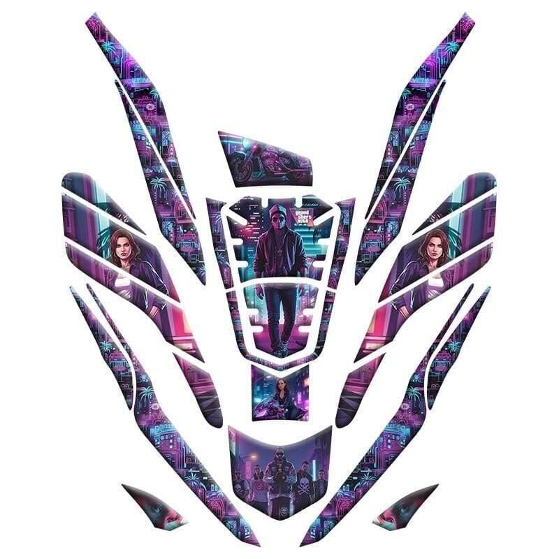 Honda Pcx 2021 - 2024 Uyumlu Tank Pad Set 015