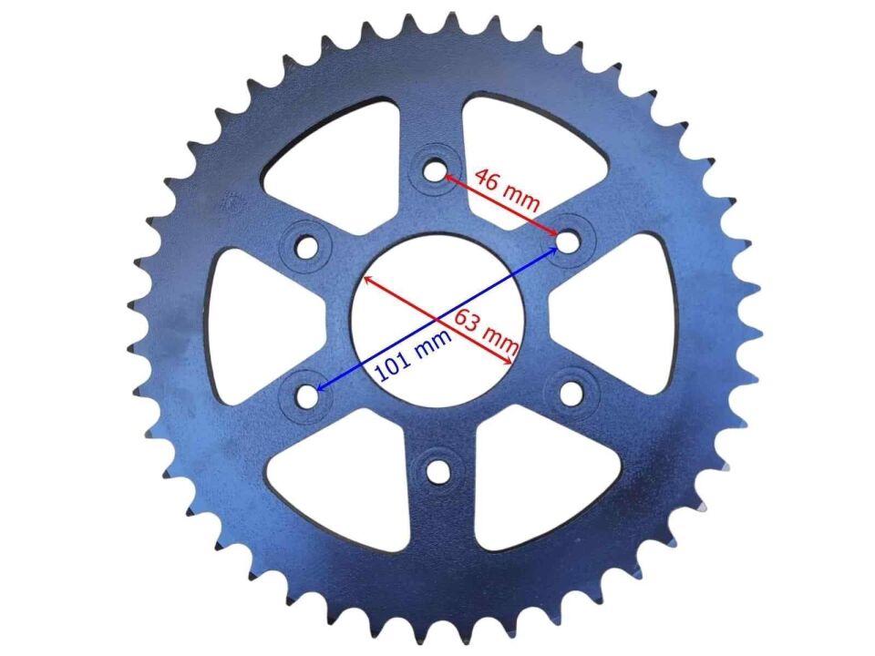 Arka Dişli 520-45T İç 63X6 Delikli Bajaj Dominar 400