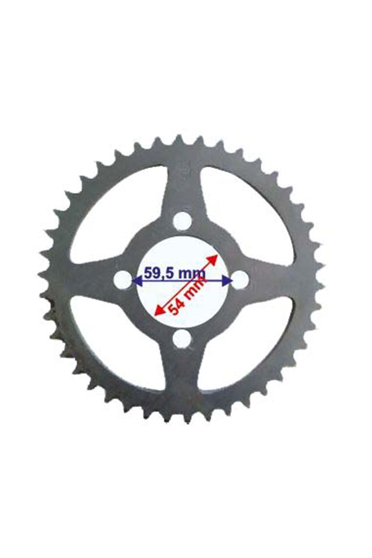 Honda Cbr 125 Uyumlu R Arka Dişli 428-42T İç 54 Mm (2004-2010) Öm