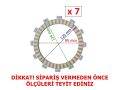 Cf Moto Nk250 Debriyaj Balatası 7 Li (2022 Öncesi) 12T A Kalite 95-120-134