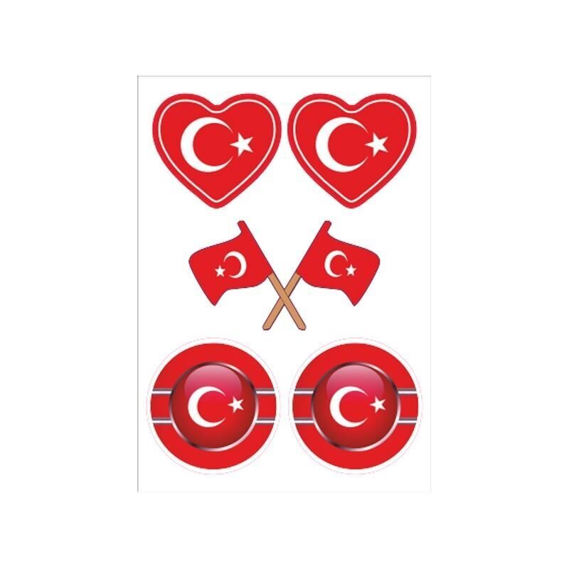A5 Sticker 064 Tek Paket Çoklu