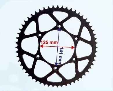 Cr125-250-Kx-Ktm Arka Dişli 520-56T İç 125X6 Delikli Ind