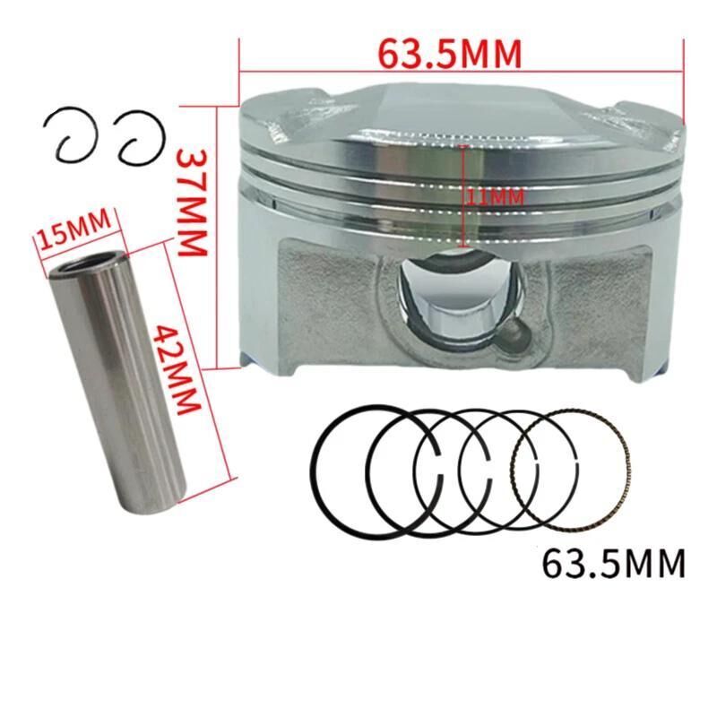 Honda Cbr 150 Uyumlu Piston 63,5Xstd 15 Pim 4 Siboplu