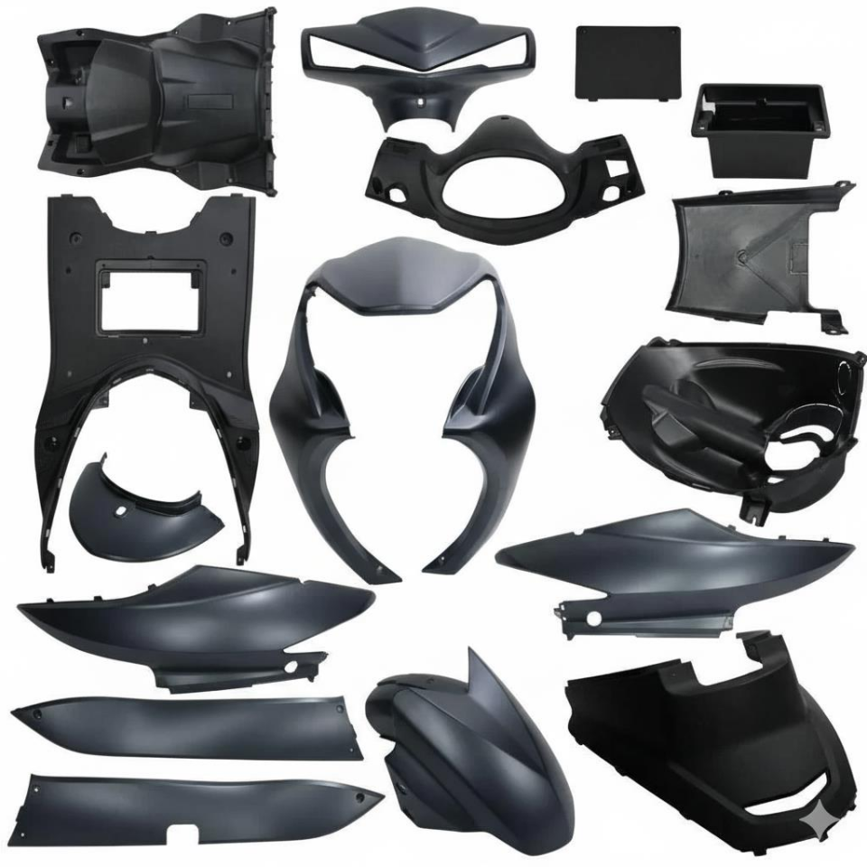 Kuba Space 50 Kaporta Seti Koyu Yeşil 18 Parça