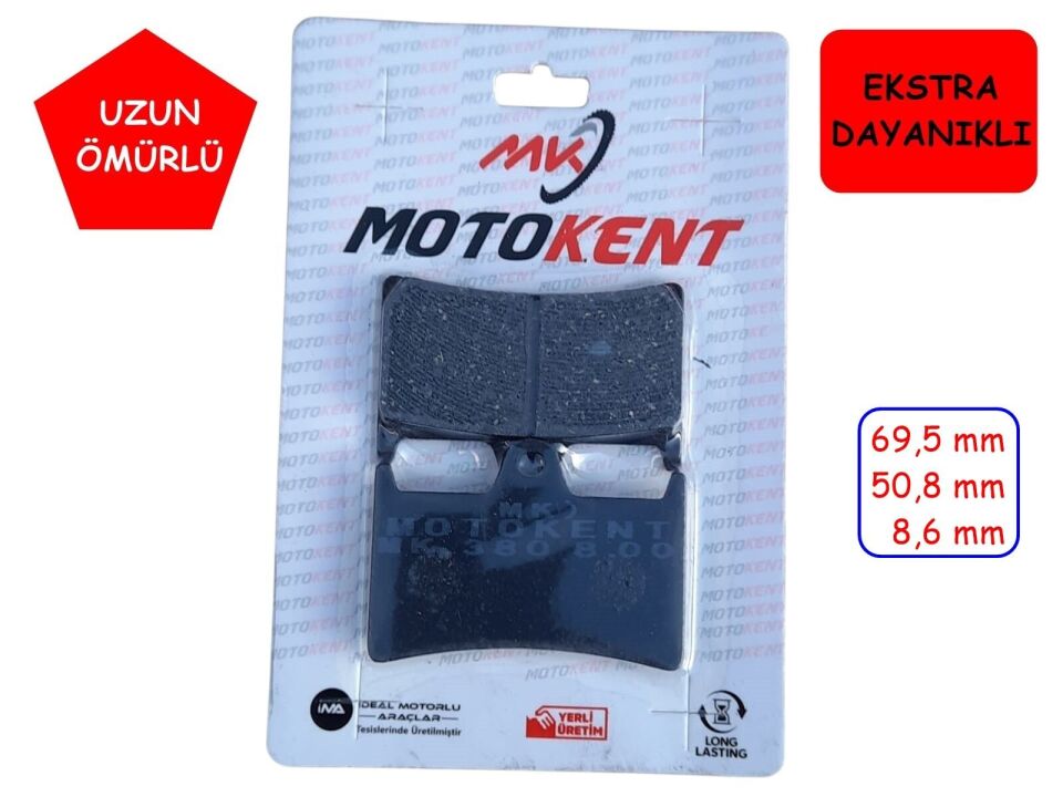 Ön Fren Disk Balatası Fa380 Mtk Yamaha Fazer 8 - Mt-01(05-06) -Yzf R1(15-18) Yzf R6(05-18)-Fazer 8