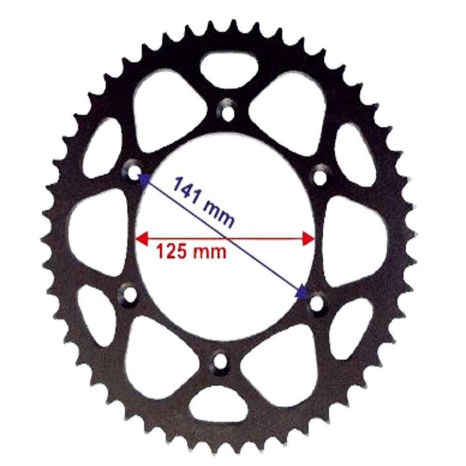 Cr125-250-Kx-Ktm Arka Dişli 520-50T İç 125X6 Delikli Ind