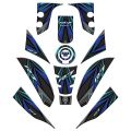 Yamaha R7 2021 - 2024 Uyumlu Full Tank Pad Set 004