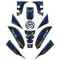 Yamaha R7 2021 - 2024 Uyumlu Full Tank Pad Set 004