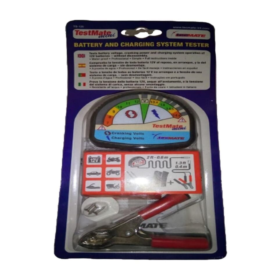 Akü Şarj Ölçme Test Cihazı Mini Belçika