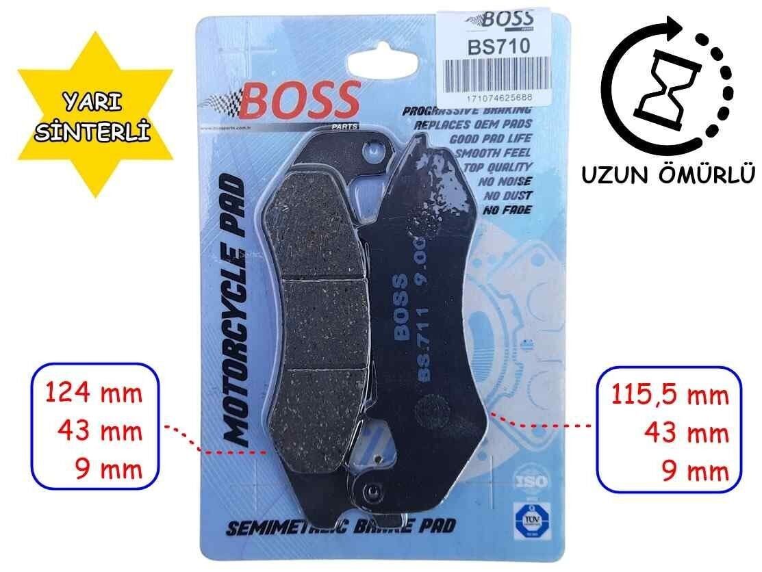 Benelli Tnt125 Bn125 Ön Fren Disk Balatası Boss Fa711 (Bs710)