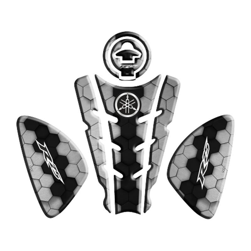 Yamaha R25 2014 - 2018 Uyumlu Tank Pad Set 014