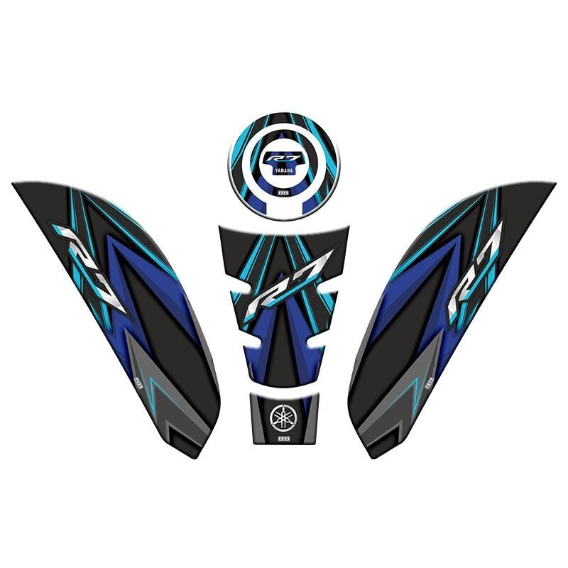 Yamaha R7 2021 - 2024 Uyumlu Tank Pad Set 004