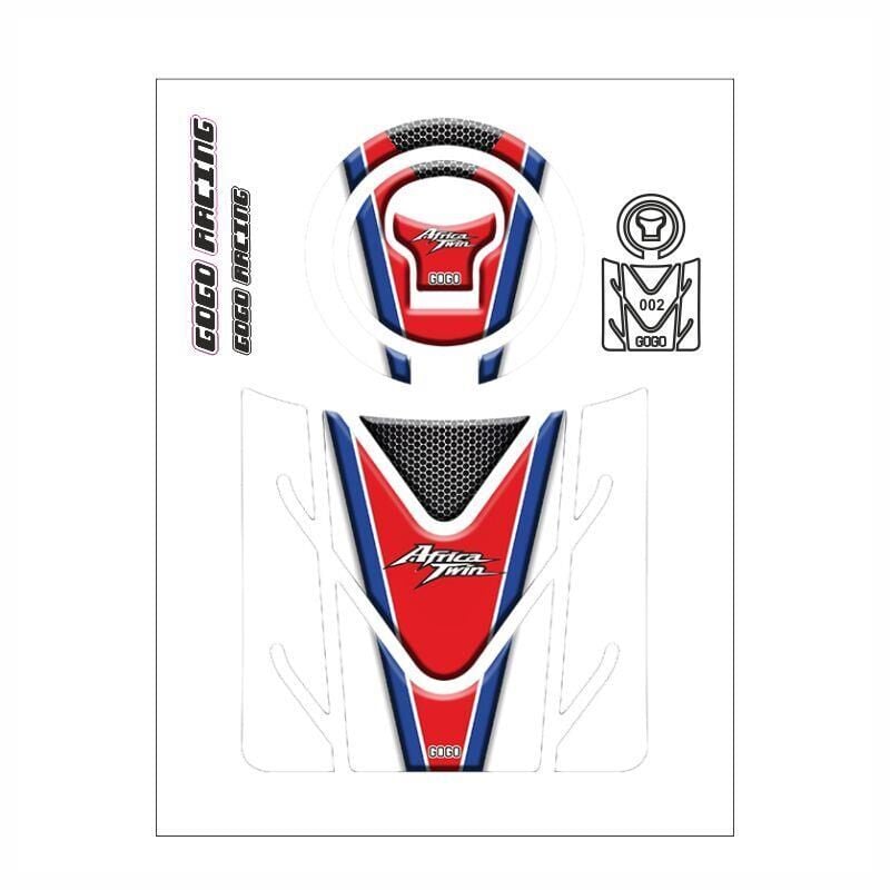 Honda Africa Twin 2016 - 2024 Uyumlu Tank Pad 002