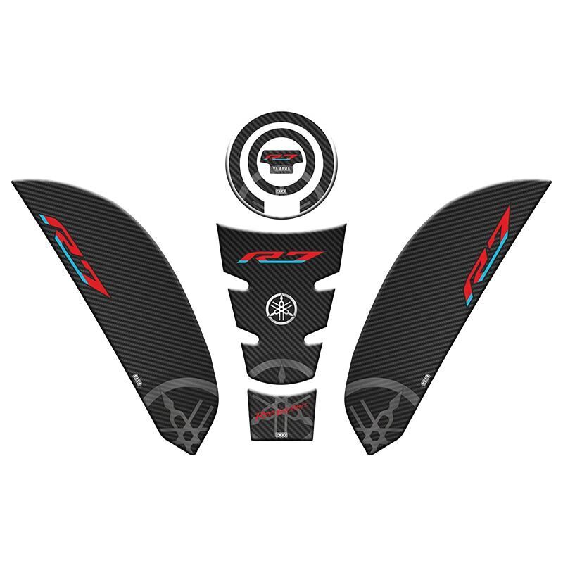 Yamaha R7 2021 - 2024 Uyumlu Tank Pad Set 006