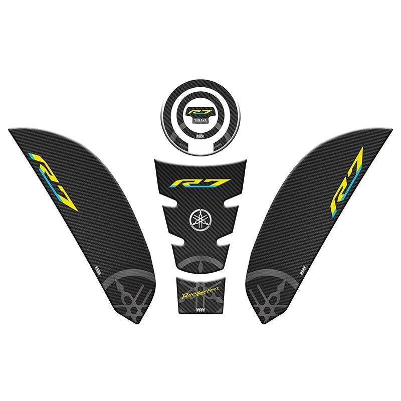 Yamaha R7 2021 - 2024 Uyumlu Tank Pad Set 007