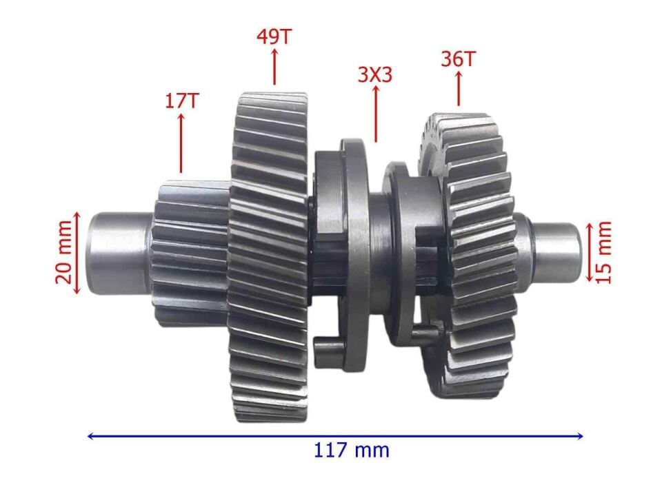 Atv Hsk-X Cazador Şanzıman Geri Vites Yön Dişli Seti