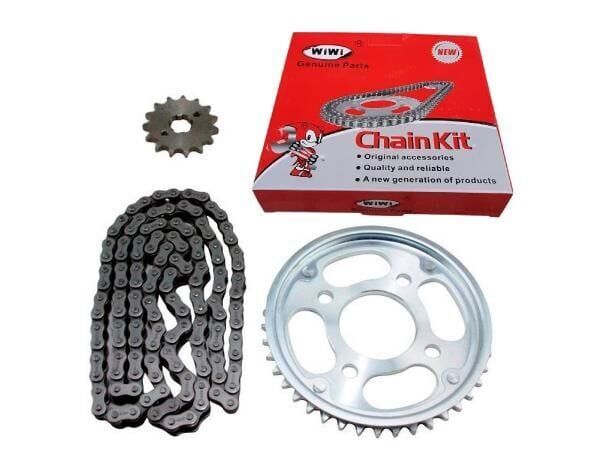 Honda Cbf 150 Ön-Arka Dişli Zincir Set Wiwi 428H 126L 15-42T