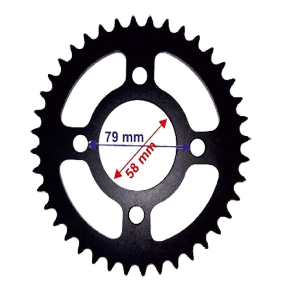 Bajaj Discover Arka Dişli 428-40T İç 58X4 Delikli Öm