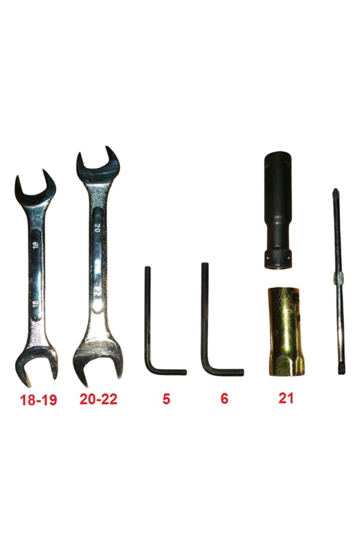 Anahtar Seti Avadanlık Kanuni Moped Mz 6 Parça