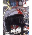 Jk-20 Jıekaı Yarım Güneş Gözlüklü Kask [White/X2 Red]512 Desen L Beden