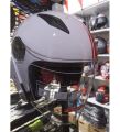 Jk-20 Jıekaı Yarım Güneş Gözlüklü Kask [White/X2 Red]512 Desen L Beden