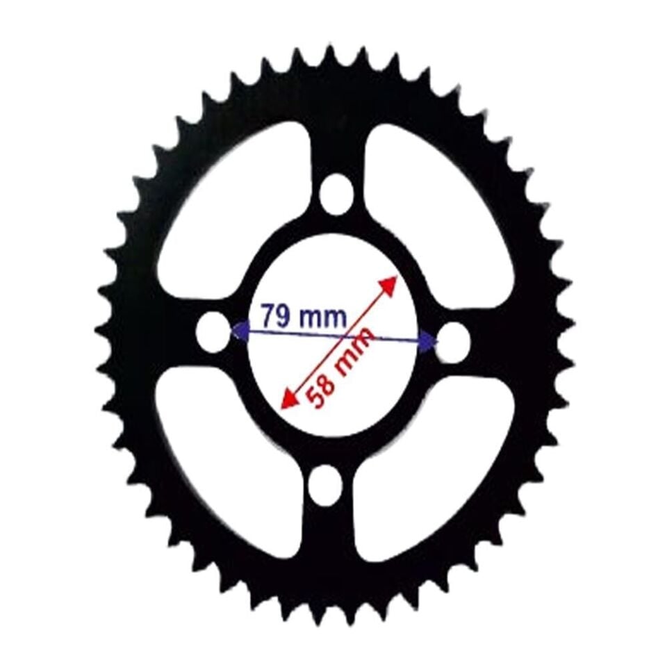 Bajaj Discover Arka Dişli 428-45T İç 58X4 Delikli Öm