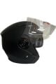 Jk-20 Jıekaı Yarım Güneş Gözlüklü Kask Matblack/X2 Red 512 Desen M Beden
