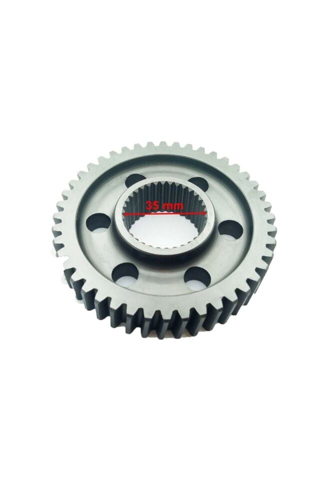 Atv Difransiyel Dişlisi 44T İç 35X34 Frezeli 6 Delikli Öm