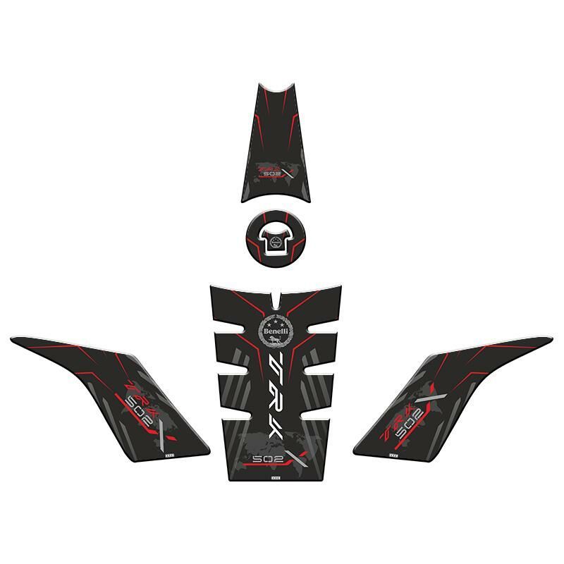 Skm Benelli Trk 502 2017 - 2024 Uyumlu Tank Pad Set 005