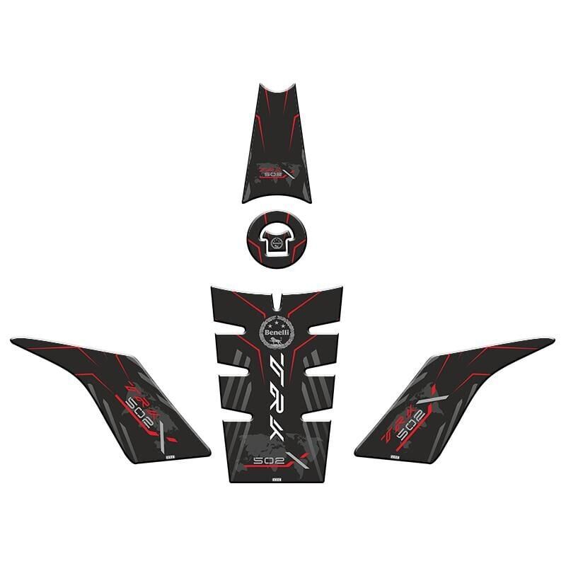 Skm Benelli Trk 502 2017 - 2024 Uyumlu Tank Pad Set 005