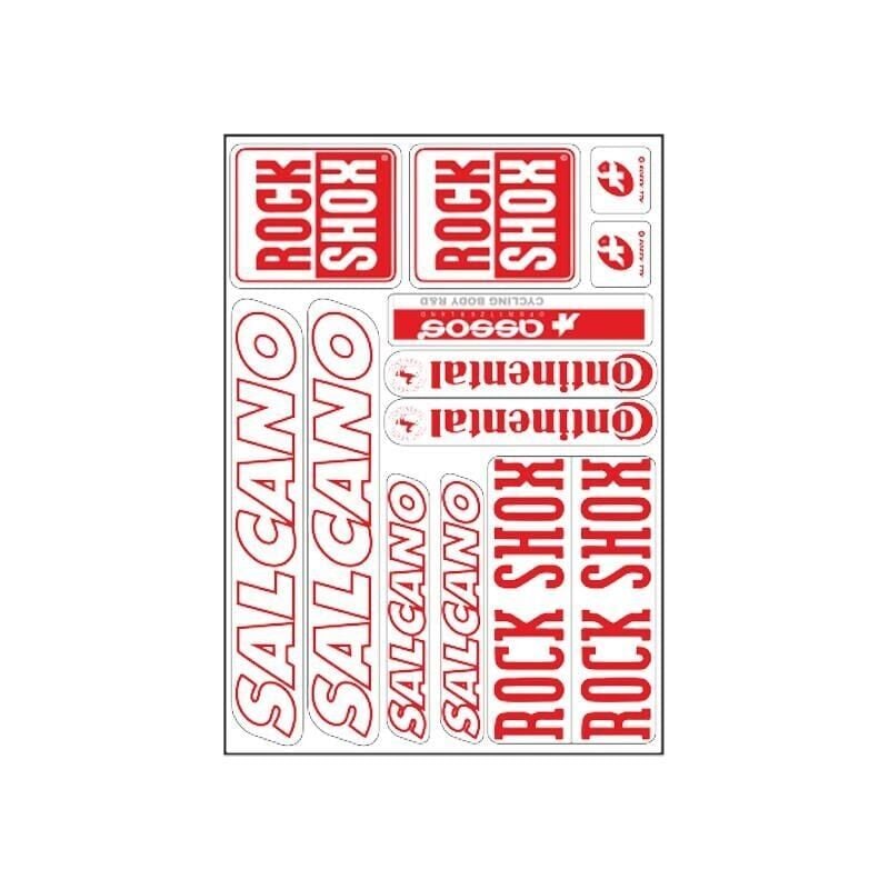 Salcano 001 Bisiklet Sticker