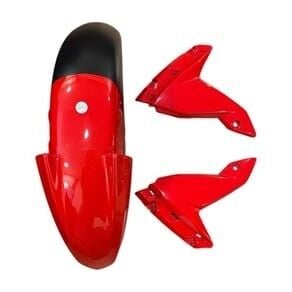 Tvs Apache Rtr200 Ön Çamurluk Kırmızı Hn 3 Parça