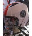 Jk-20 Jıekaı Yarım Güneş Gözlüklü [White/X2 Red]512 Desen M Beden