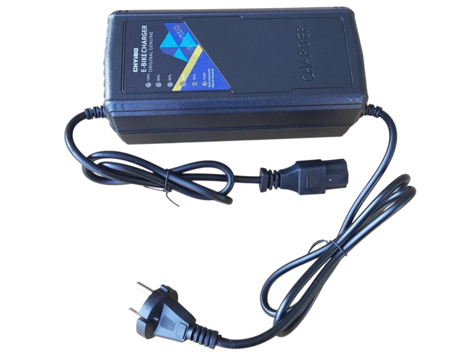 E-Bis Şarj Cihazı 48V 14Ah Devre Kesicili Göstergeli