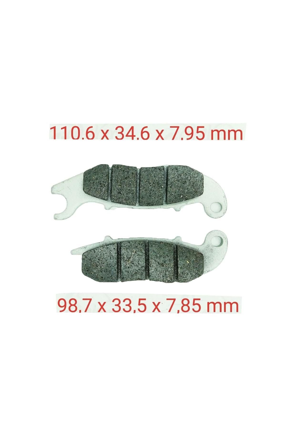 Honda Cbr 125 Uyumlu Ön Fren Disk Balatası 166