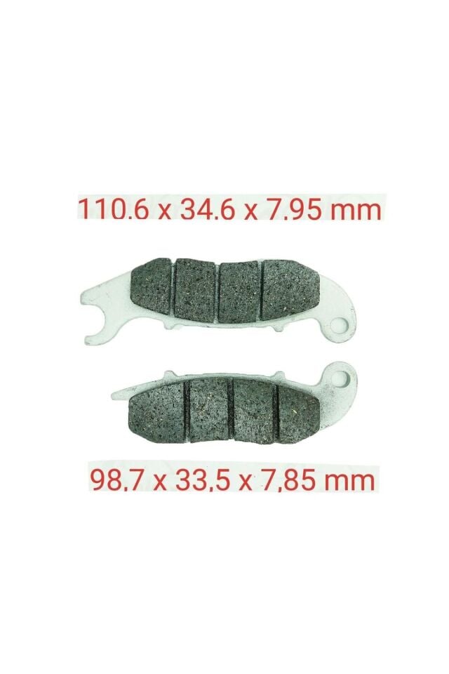 Honda Cbr 125 Uyumlu Ön Fren Disk Balatası 166