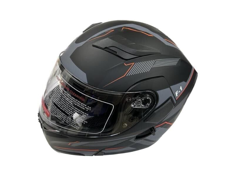 Jk-20 Jk115 Çeneli Motosiklet Kaskı Güneş Gözlüklü [F-3] Desen M Beden