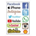 A4 Sticker 057 Tek Paket Çoklu