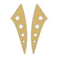 Cg Gold Yıldızlı Çamurluk Yan Sticker