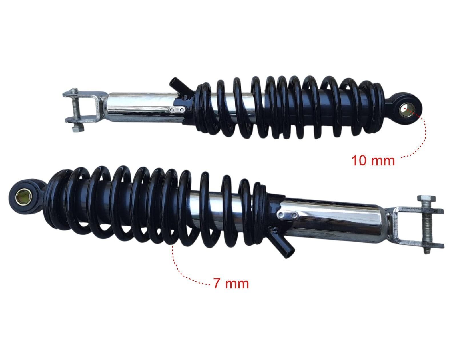 Scooter Arka Amortisör Siyah 34,5 Cm